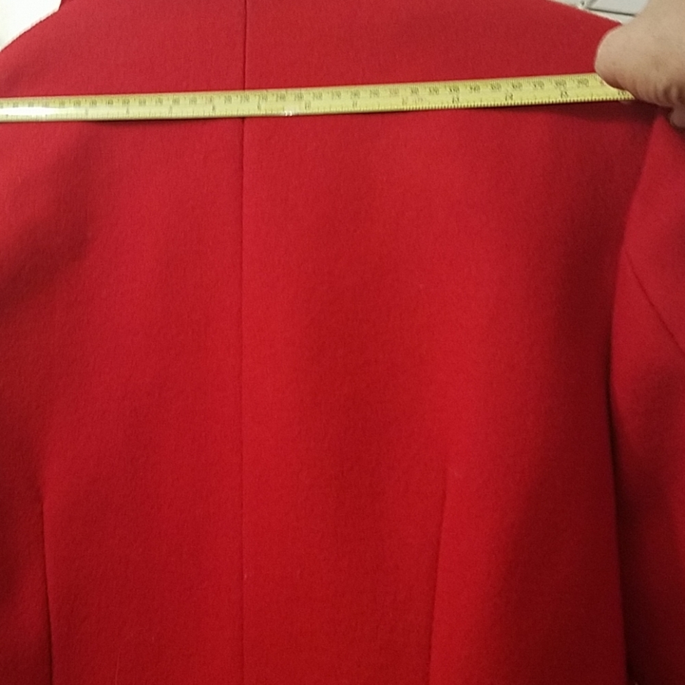 Red women's coat - Picture 7 of 7